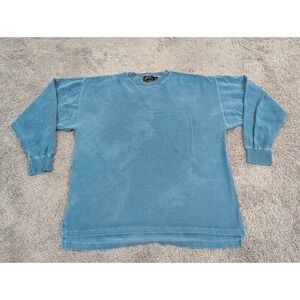 Vintage Eddie‎ Bauer Pullover Mens Large Outfitter Blue-Green Made in Canada